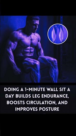1-Minute Wall Sit Challenge: Transform Your Legs, Strength, and Stamina Fast!