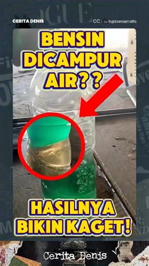 Fenomena “Separation Phase” Saat Etanol Pisah dari Bensin dan Bikin Mesin Ngeluh! ⛽💧 #shorts