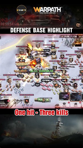 One hit - Three kills | Warpath Master