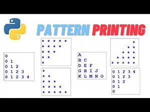 Patterns / Pyramids printing in Python