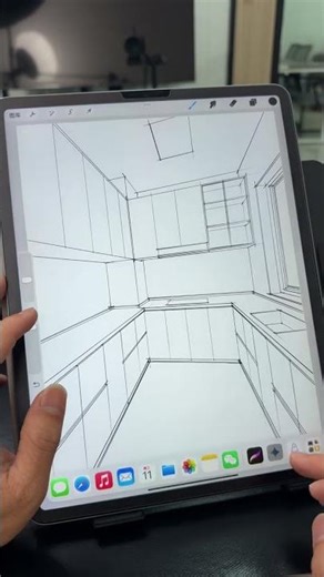 Challenge Using my iPad to create designsfor netizens #procreate #interiordesign #gemini #renderings
