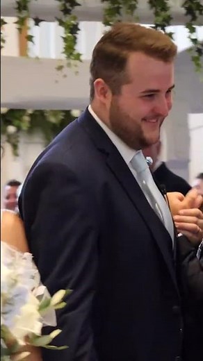 Bride & Groom Walk Up The Aisle