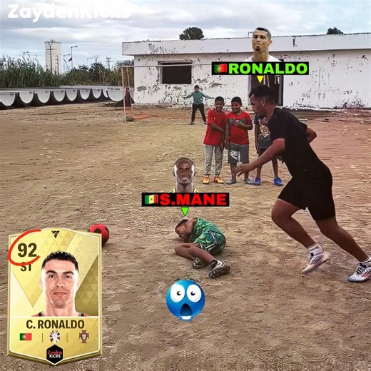 Sadio Mane x Ronaldo Free Kick Skills 😂😭