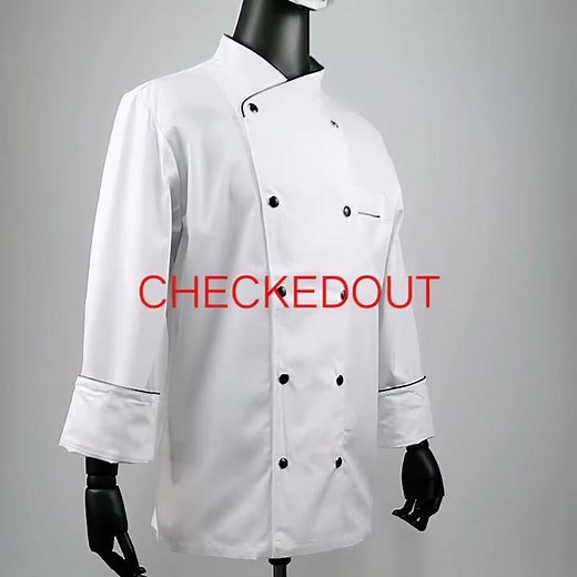 CU102C0201C1 Double breasted long sleeve chef coat for hotel and restaurant