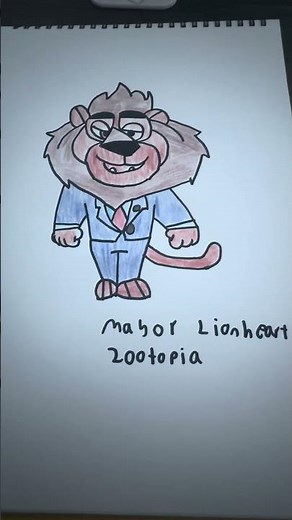 Mayor lion heart Zootopia