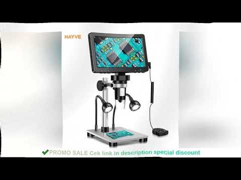 Hayve 7 Digital Microscope 1200X Zoom 12MP HD Electronic Microscopes Camera Magnifier for Soldering