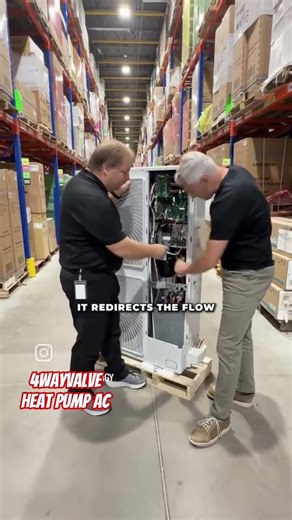 fourway Valve working #heatpumps #coolingsystem #hvactechnician #hvac #vrf #airconditioner #shorts