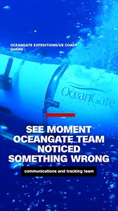 Newly released video shows OceanGate founder and CEO Stockton Rush's wife, Wendy Rush, who was working on the communications and tracking team, noticing the sound of a "bang" while monitoring the submersible. The Titan submersible imploded on June 18, 2023, killing all five passengers on board. Read more: https://cnn.it/4mAxtzG | CNN