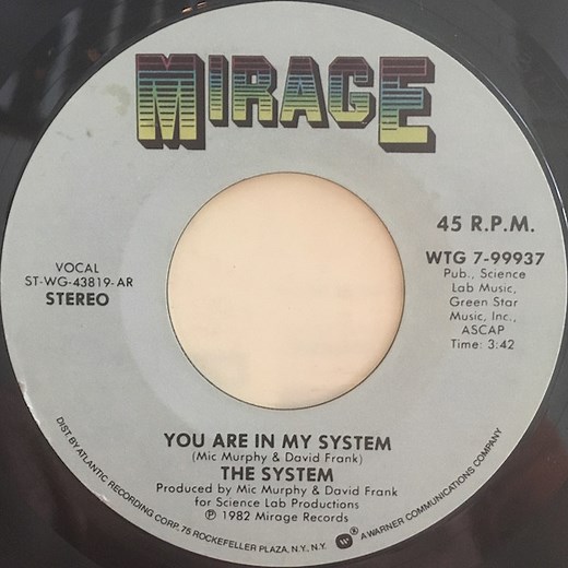 The System - You Are In My System