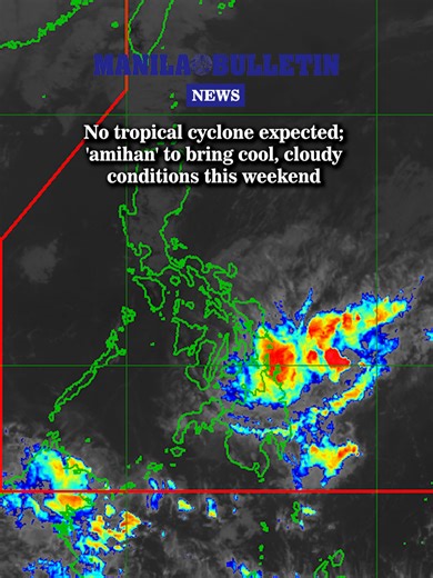Cyclone-free conditions are expected as February begins, with the northeast monsoon, locally known as “amihan,” keeping temperatures cool in Luzon and parts of the Visayas. The Philippine Atmospheric, Geophysical and Astronomical Services Administration (PAGASA) on Friday, Jan. 30 said no low-pressure area (LPA) or tropical cyclone is expected near or within the Philippine Area of Responsibility (PAR) over the next two to three days. #MBNews #ManilaBulletin #News #NewsPH
