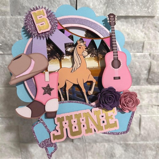 Western Cake Topper Cowgirl Theme Party Decorations Country Western Table Decor - Etsy