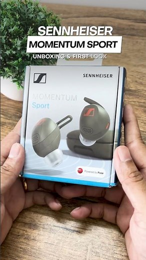 Sennheiser Momentum Sport Unboxing & First Look # #tws #besttwsearbuds # #gadget360 #tech #unboxing