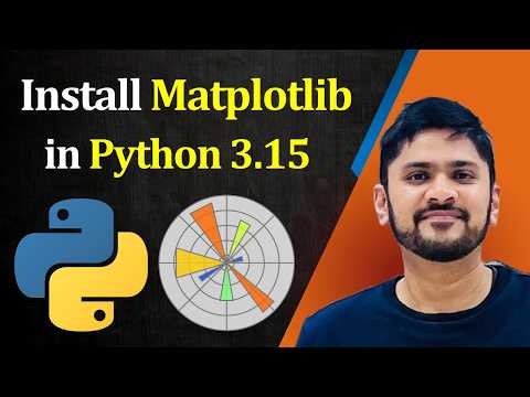 How to Install Matplotlib in Python 3.15 on Windows 11 | Amit Thinks