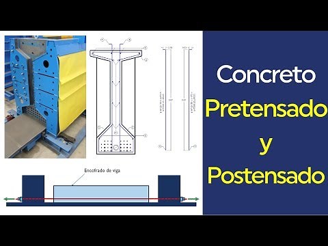 ¿Como funcionan el concreto pretensado y postensado?