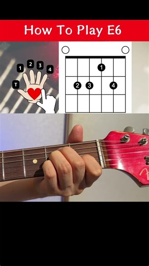 How to play an E6 Open Chord | Get the latest Free Lick Drop with TAB + theory.