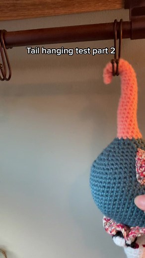 Crochet Possum Tail Hanging Tutorial
