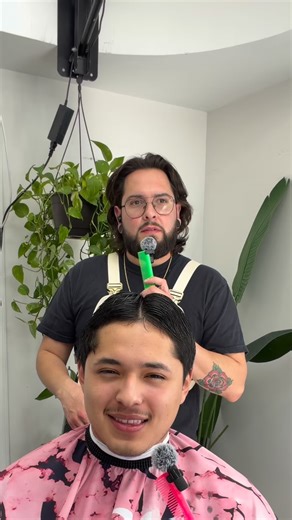 Marietta Barber Aaron Barrios on Instagram: "🔥 Haircut Transformation 🔥 Cleaned him up with a fresh fade haircut and a precise beard trim. Smooth blending, sharp lines, and a beard shaped to complement his face for a polished finish. This is a full men’s grooming transformation done right. 💈✂️ 📌 Fade haircut 📌 Beard trim & lineup 📌 Modern men’s haircut 📌 Barber transformation #atlantabarber #mariettabarber #kennesawbarber #smyrnabarber #austellbarber"