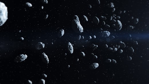ESA Television - Videos - 2024 - 03 - Hera: ESA's planetary defence mission - Animations - September 2024 - Asteroid heading towards Earth and asteroid belt