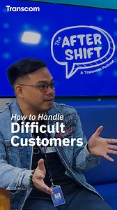 38 reactions · 3 comments | Turning tough conversations into opportunities for growth! In this episode, we share real stories and practical tips on staying cool, calm, and collected when handling even the trickiest situations. #TheAfterShift #TranscomPodcast #Transcommits #Transcom | Transcom Bacolod | Facebook