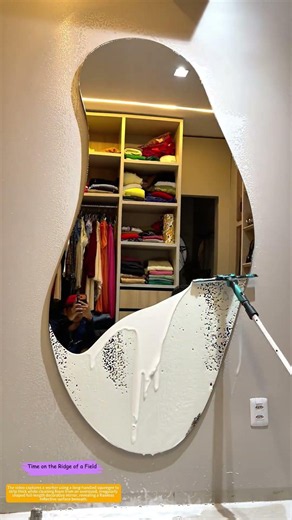 Mirror Rescue: How a Squeegee Tames a Curved Giant