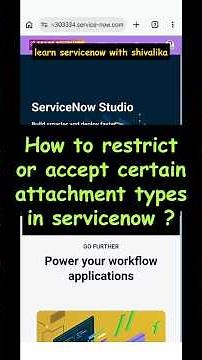 How to restrict or allow attachment types in servicenow ?