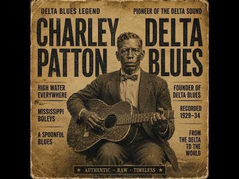 🌙 Charley Patton – Deep Delta Blues (1929–1934) | Raw Guitar & Southern Soul