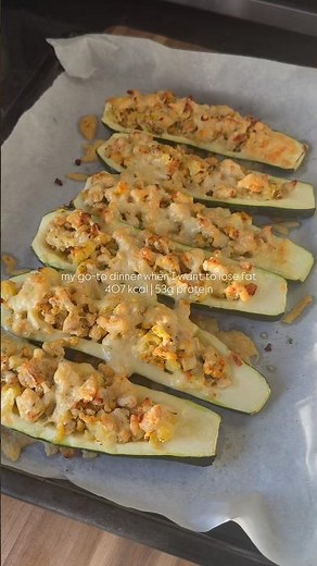 Stuffed zucchini boats