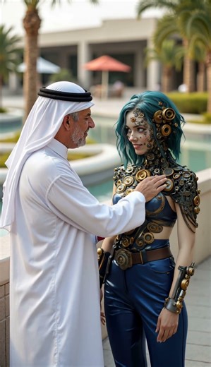 Human + Robot Love Story in Dubai 😱❤️