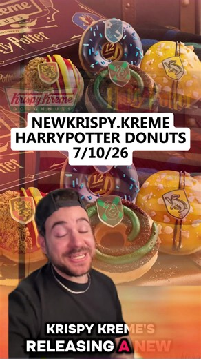 Harry Potter Krispy Kreme Donuts August 18 — Gryffindor to Sorting Hat