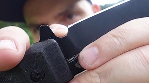 Watch NedFoss BLACK PHOENIX Hunting Knife with Holster Review on Amazon Live