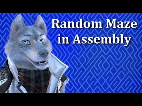 Coding the Classic "Random Maze" in 6502 Assembly!
