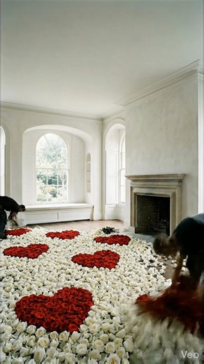 Beautiful Valentine ♥️ theme exopy floor #youtubeshorts #interiordesign #fyp #relax #valentinesday