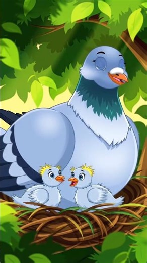 कबूतर का ई बच्चा😍💚#viral#trending#cartoon#video