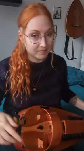 Medieval Hurdy Gurdy Player Performs Levan Polka | Patty Gurdy