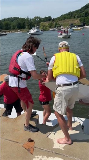 Built to float? Cardboard boats race at Grand Haven’s Coast Guard Festival