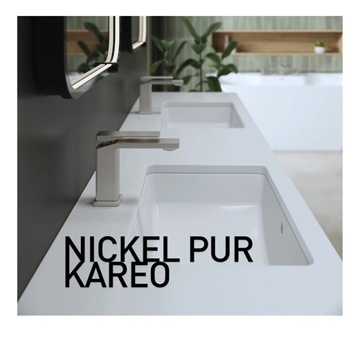 ✨Une nouveauté qui complète l’élégance de Kareo. ✨ La collection Kareo, reconnue pour son design géométrique audacieux et ses lignes modernes, s’élargit avec l’arrivée d’un fini intemporel : le nickel pur. 👉Découvrez la collection Kareo: https://shorturl.at/LymE8 | Kalia