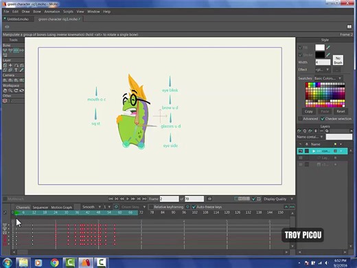 Anime studio （Moho） 教程