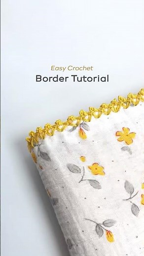 Easy Crochet Border Tutorial | Simple & Beautiful Edging Design