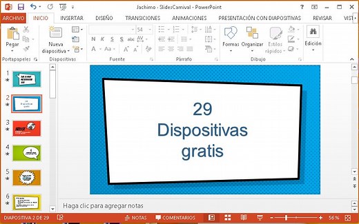 Plantilla Power Point estilo Comic - Plantillas Power Point gratis