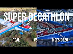 "Real vs Sim: Super Decathlon Stunt Flying - MSFS 2020 (And soon to be 2024) Showdown!"