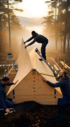 Secluded Pine Valley Cabin Construction | Cinematic 4K HDR Build