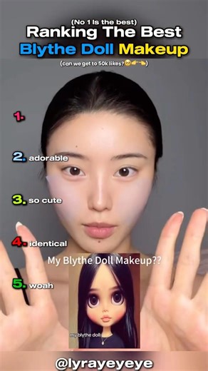 Ranking The BEST Blythe Doll Makeup Trend 💖