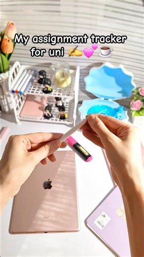 My assignment tracker for uni