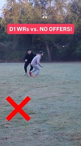 D1 WRs vs. NO OFFERS! | First Down Training