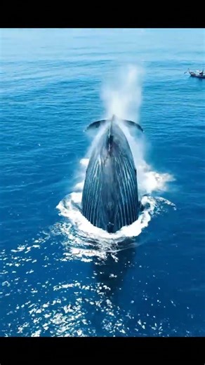 The Largest Creature on Earth! 🐋 Massive Whale Drone Shot #OceanGiant