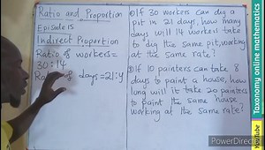 58 reactions · 7 comments | Episode 15 || Ratio and Proportion || Introduction to Indirect Proportion with examples #21stdigiskillz #followers #foryou #ratioandproportion | Taxonomy online mathematics | Facebook