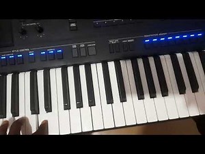 HOW TO DO YOUR CHORAL BASS AND VOICE SETTINGS ON YAMAHA PSR-SX SERIES KEYBOARDS