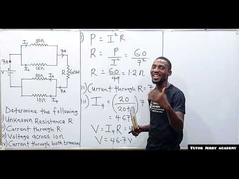Current Division Rule Circuit Problem | Determine Unknown Resistance R (FE Exam Practice)