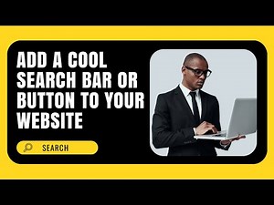 How to Add a Search Bar and Button to Your Website | Step-by-Step Guide
