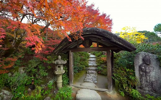 [4K] 漫步京都 大河内山庄庭院 Okochi-Sanso Garden The gardens of Kyoto